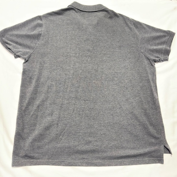 Used U.S. Polo Assn. Classic-Fit Polo Shirt 2XL Charcoal Gray Red Logo - Picture 12 of 12